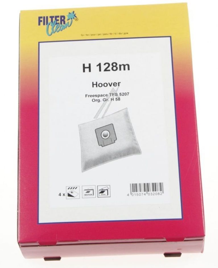 Sada 4 ks sáčků + 2 mikrofiltry vysavačů Candy Hoover - FL0759-K Electrolux - AEG / Zanussi náhradní díly