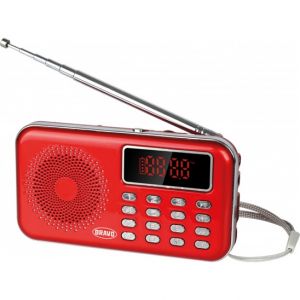 Bravo B-6040 Digitální rádio SAM červené