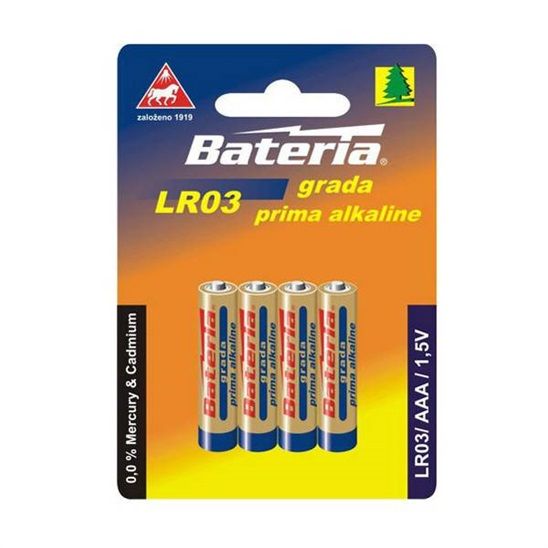 BATERIA SLANÝ Prima AAA (bal. 4 ks) Bateria Slaný