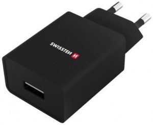 Swissten SMART IC 1x USB 1A POWER černý