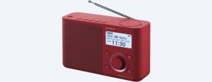 Sony XDR-S61DR rádio, červené