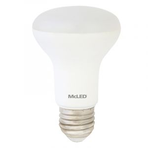 McLED - LED žárovka R63 7,5 W, 2700 K, E27, CRI 80, vyzař. úhel 120°, 380 lm, PF 0,5, 53 mA