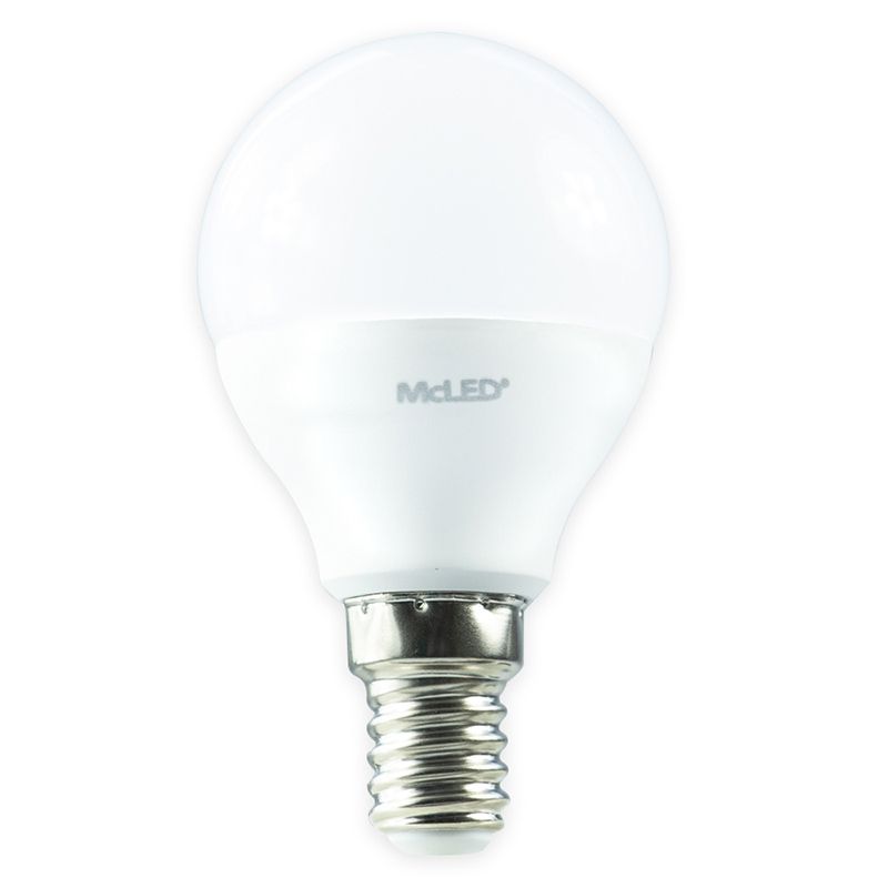 McLED - LED žárovka kapka 3,5W, E14, 2700 K, CRI 95, vyzař. úhel 200 °, 230-240lm, PF 0,4, 36 mA