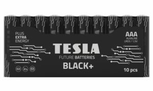 Tesla - BLACK+ alkalická mikrotužková baterie AAA (LR03, blister) 10 ks