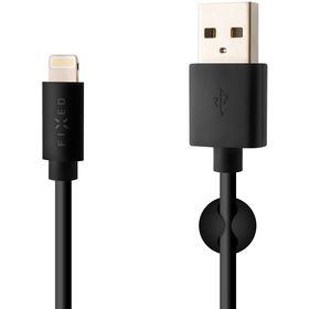 USB/Lightning kabel 1m,MFI, černý FIXED