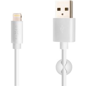 USB/Lightning kabel 1m,MFI, bílý FIXED