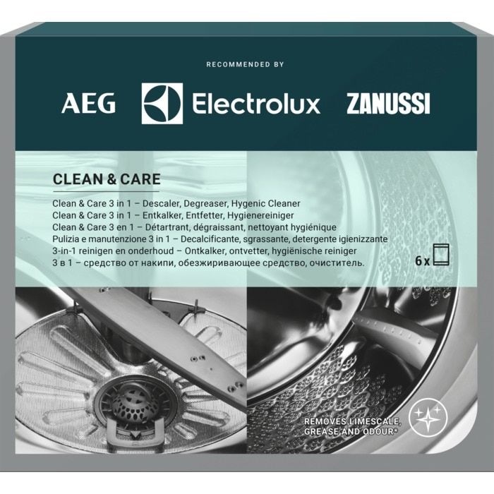 Čistící prostředek Clean and Care 6 ks praček Electrolux AEG Zanussi - 9029799187 Electrolux - AEG / Zanussi náhradní díly