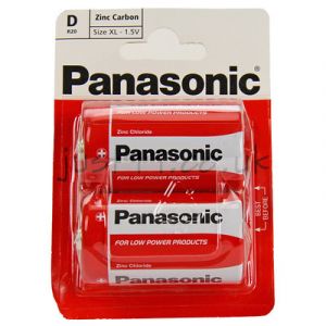 Baterie Panasonic Special power R20, Blistr(2)