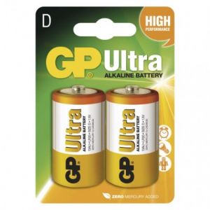 Baterie GP Ultra Alkaline R20 (D, velké mono) bl.
