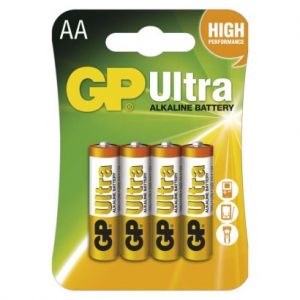 Baterie GP Ultra Alkaline R6 (AA, tužka) blistr