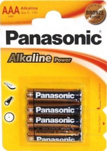 Baterie Panasonic Power alk., AAA/LR03 Blistr(4) Bronze
