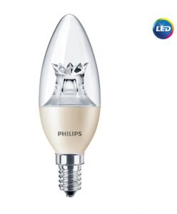 LED žárovka Philips E14 8W stmívatelná, 2700K, Dimtone 230V B40 CL   P555996