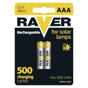 Raver baterie nabíjecí HR03 (AAA), 2 ks v blistru   B7414
