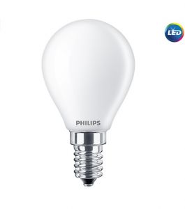 LED žárovka Philips E14 6,5W-60W 4000K 230V P45 FR G   P347625
