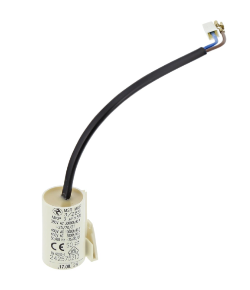 Rozběhový kondenzátor 3μF do chladničky Electrolux AEG Electrolux - AEG / Zanussi náhradní díly