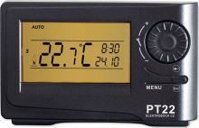 Prostorový digitální termostat PT22 Antracid