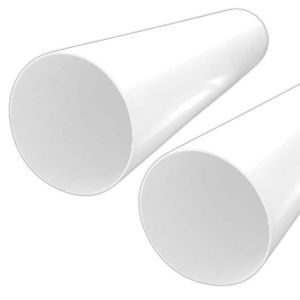 Kruhové plastové potrubí průměr 100 mm, délka 0,5 metru