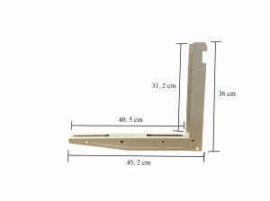 Montovaná konzole pro upevnění klimatizací - L = 450 mm, H = 360 mm APPLIAS Aftermarket