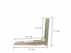Montovaná konzole pro upevnění klimatizací - L = 450 mm, H = 400 mm APPLIAS Aftermarket