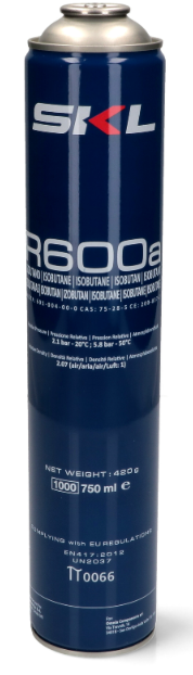 Plyn chladící Isobutan, R600a - nevratná lahev, 0,42 kg AfterMarket