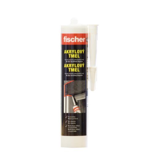 Akrylátový tmel Fischer bílý - 310ml