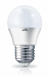Žárovka 6W, E27, neutrální bílá , LED ETA EKO LEDka mini globe G45W6NW01