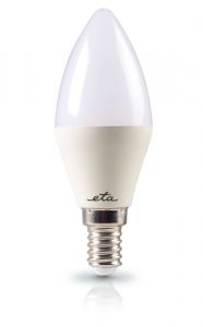 Žárovka 7W, E14, teplá bílá LED ETA EKO LEDka svíčka C37W7WW01