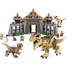 Návštěvnické centrum: útok T-rexe a rapt LEGO
