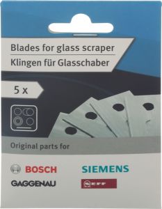 Náhradní žiletka do škrabky na sklokeramické povrchy varné desky Bosch Siemens - 17000335