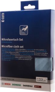 Sada 2 ks čisticích utěrek z mikrovlákna pro skvělé čištění Bosch Siemens BSH - Bosch / Siemens náhradní díly