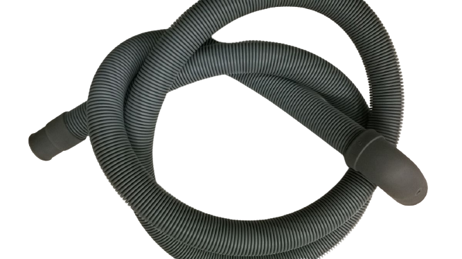 Hadice vypouštěcí, úhlová koncovka 22 mm, rovná koncovka 19 mm, praček & myček Univerzální AfterMarket