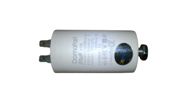 Kondenzátor rozběhový 20 µF do pračky univerzální - 651016791 ARDO