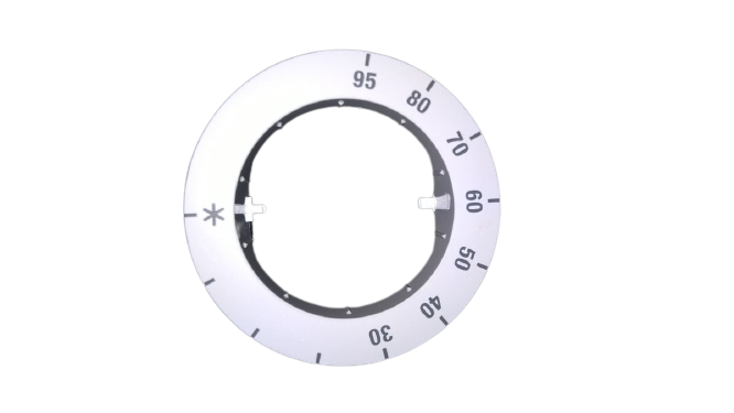 Kroužek knoflíku termostatu praček Electrolux AEG Zanussi - 1245625601, 1240773901, 1245749203 Electrolux - AEG / Zanussi náhradní díly