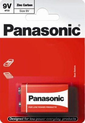 Baterie 9 Volt Panasonic Zinc - blistr APPLIAS Aftermarket
