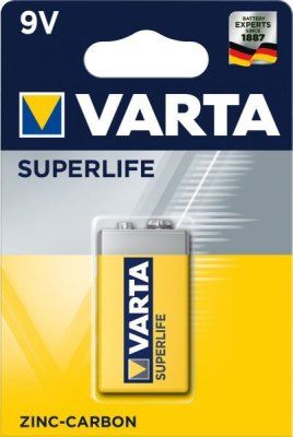 Baterie, 9 Volt, Varta - Superlife - blistr APPLIAS Aftermarket