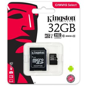 MicroSDHC 32GB UHS-I SDCS v2 KINGSTON