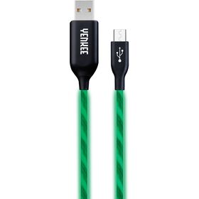 YCU 231 GN LED Micro USB kabel YENKEE