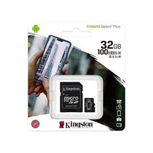 Rozbalené - Paměťová karta Kingston Canvas Select Plus Micro SDHC 32GB