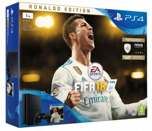 SONY PS4 Slim - 1TB + FIFA 18 Ronaldo Ed
