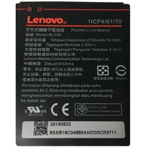 LENOVO BL259 Original Baterie 2750mAh L