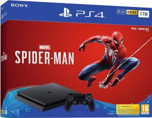 SONY PlayStation 4 Slim +  SPIDERMAN