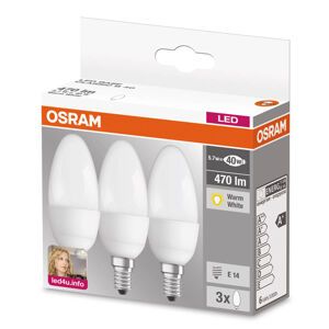 OSRAM LED BASE CL B Fros. 5,7W 827 E14 4