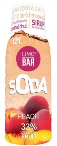 LIMO BAR - Sirup Broskev 0,5l Limobar